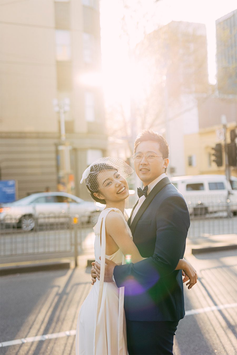 Angela’s elopement wedding at Old treasury building