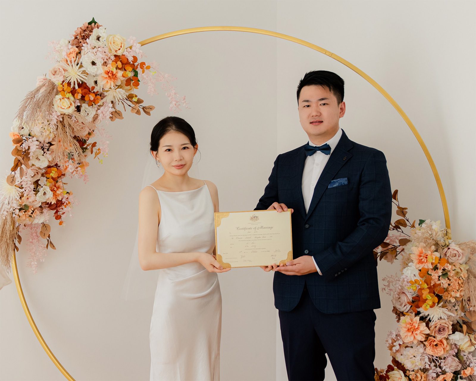 The itinerary, route and time arrangement for the wedding photography shoot in Melbourne on the day