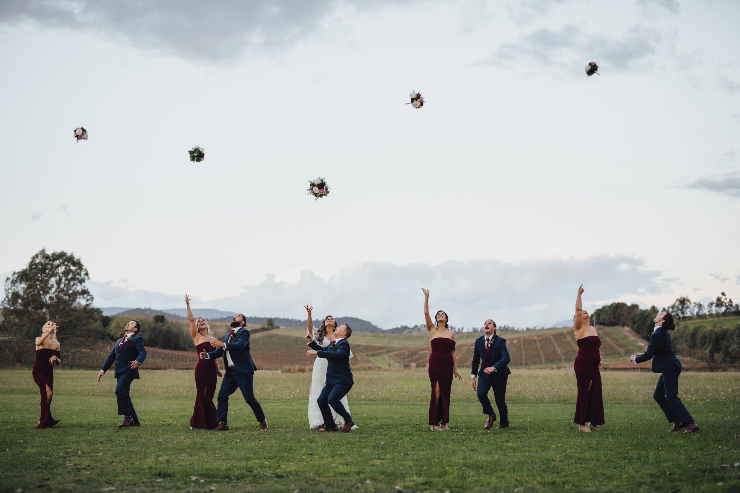 Immerse winery wedding