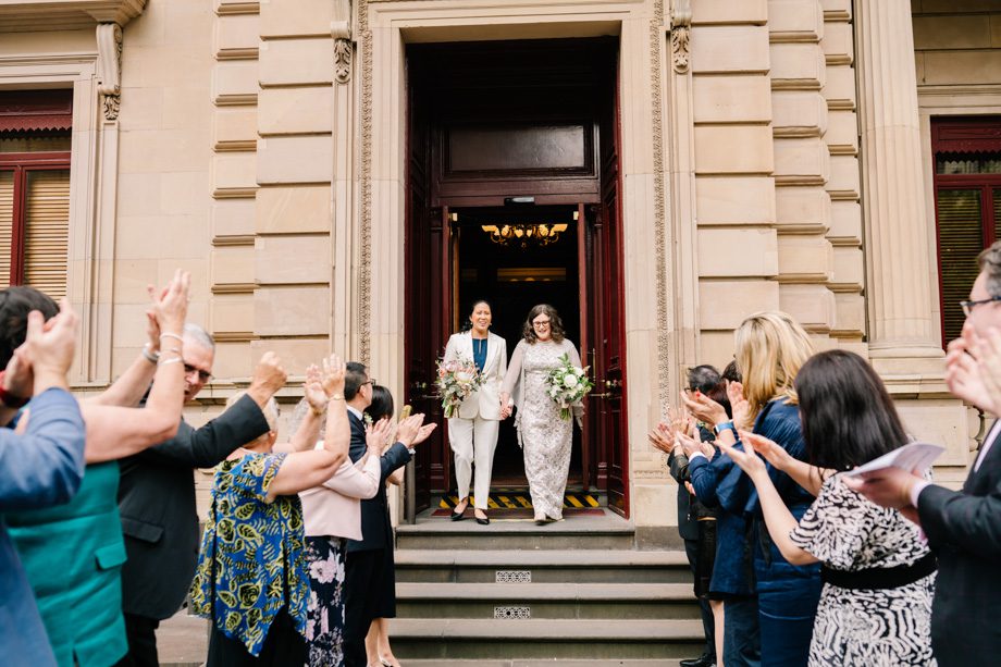 Melbourne wedding photography with backlighting and flowing hair shining effect