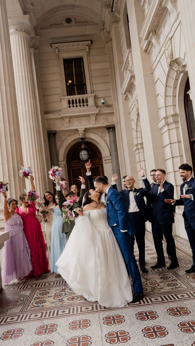 The absolute energy of David & Julia’s day…